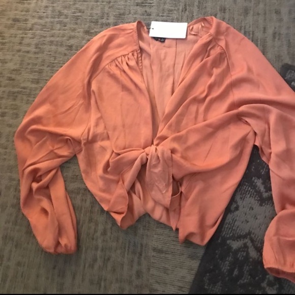 SOLD 12th tribe Wrap Top - Picture 4 of 4